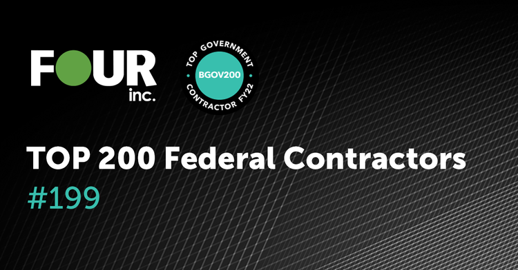 Four Inc. Rises in Rankings, Secures Spot on Bloomberg Government’s BGOV200 List of Federal Contractors