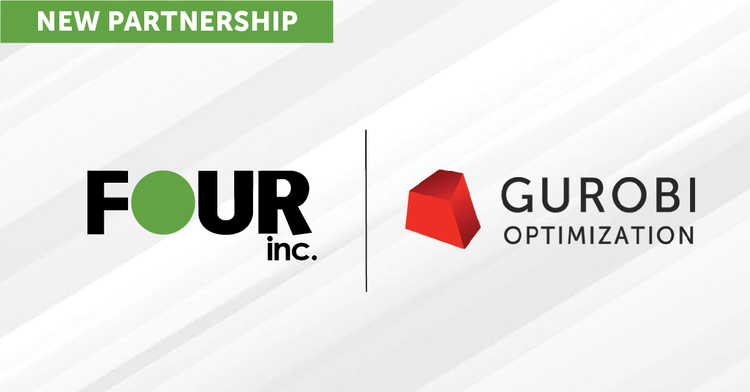 Four Inc. Partners with Gurobi Optimization to Bring Mathematical Optimization Solver to the Public Sector