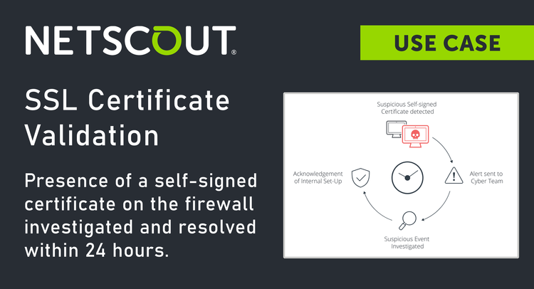 Partner Post: NETSCOUT's Government Use Case: SSL Certificate Validation