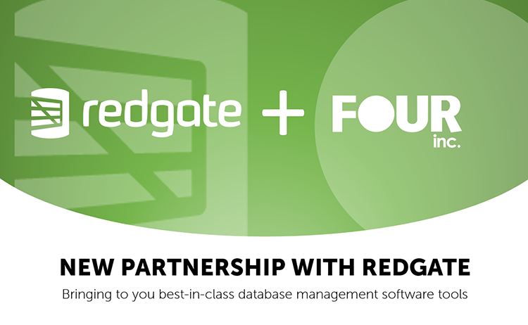 Redgate Software Selects Four Inc. as Federal Premier Partner