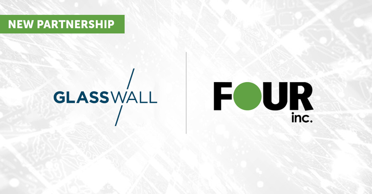 Partnership Logo Linked In Glass Wall